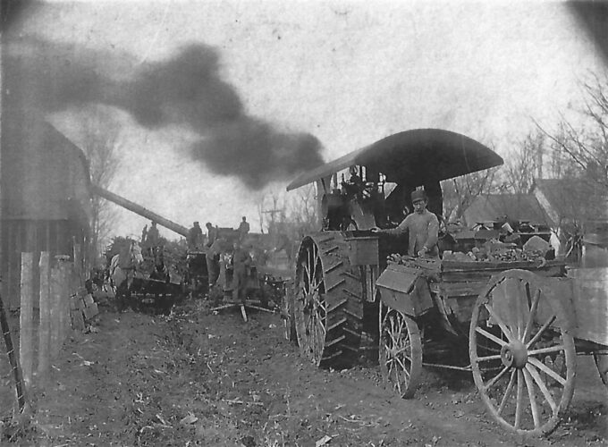 Past Steam Engines and Corn Shocking Memories